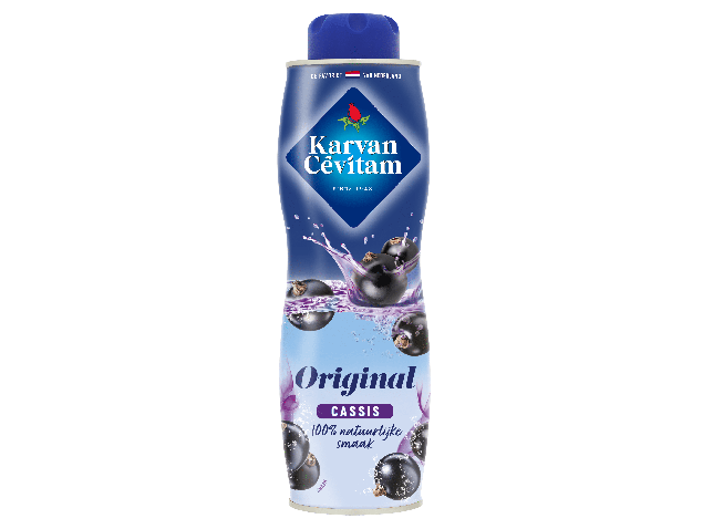 Vruchtenlimonadesiroop Cassis Original Fles