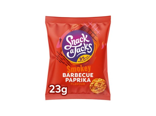Snack-a-Jacks Crispies Barbecue Paprika rijstwafels