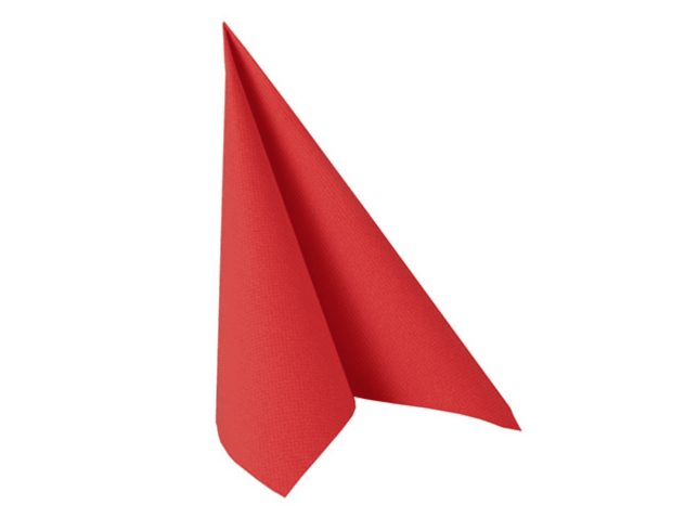 Serviettes 'ROYAL Collection' 1/4 pli 33 cm x 33 cm rouge