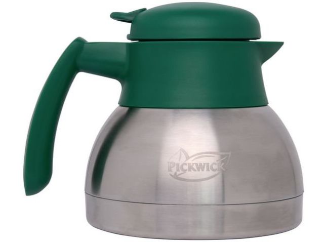 Thermos ø 170 mm, hauteur : 170 mm, inox, vert