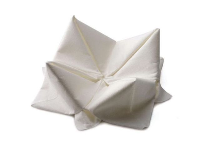 Serviettes de luxe Blanc