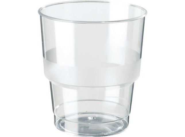 Verres plastique Cristal, 20 cl