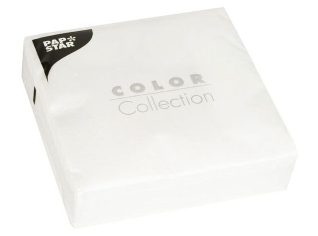 Serviette Papstar 33cm 3ép 1/4 bc/14x50