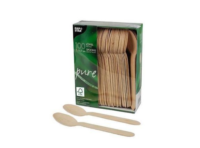 PAPSTAR pure - cuillère - jetable