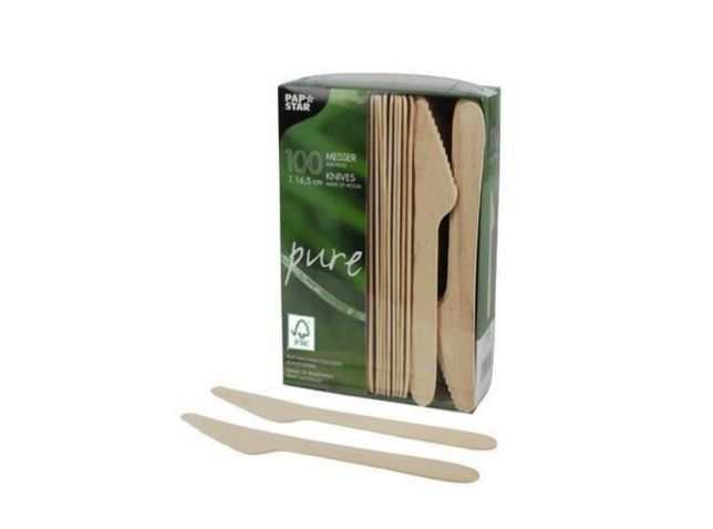 PAPSTAR pure - couteau - jetable