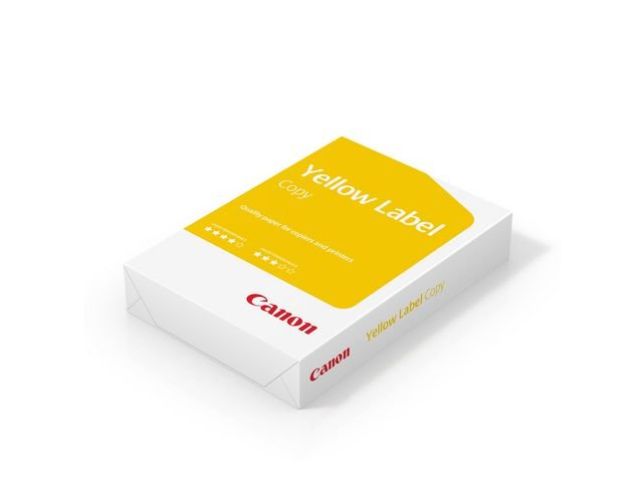Papier A4 Jaune Label 80 g/m² Blanc