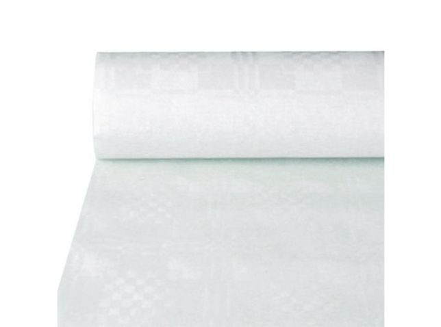 PAPSTAR - nappe - blanc - Taille 1 m x 10 m - jetable