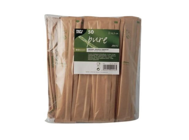 Couteaux en Bois Pur 16,5 cm