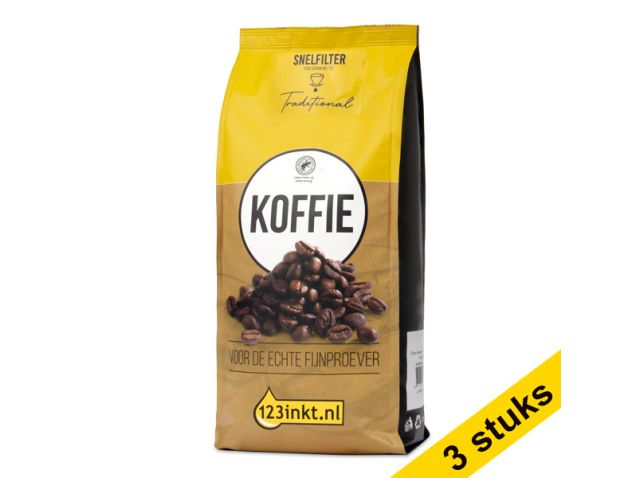 Offre : 3x 123inkt café filtre traditionnel 500 g