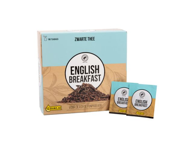 123inkt English Breakfast thé (100 pièces)