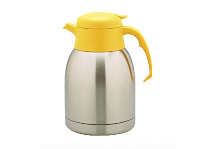 Grocier thermoskan en acier inoxydable jaune 1,5 litre