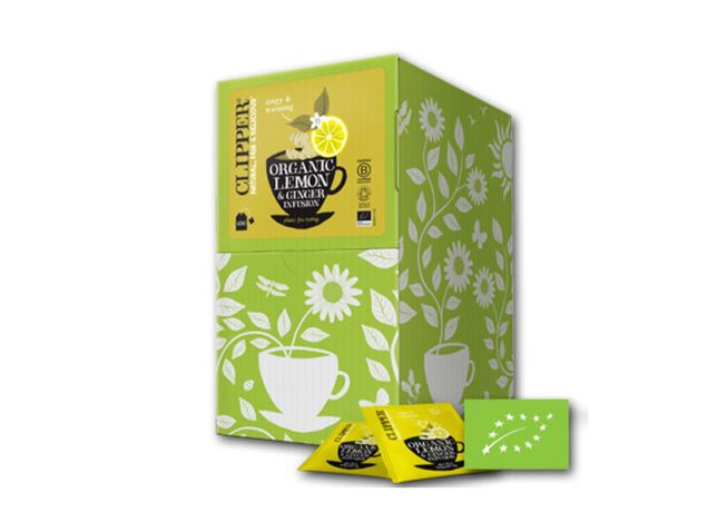 Clipper Bio Infusion Lemon & Ginger thee (250 stuks)