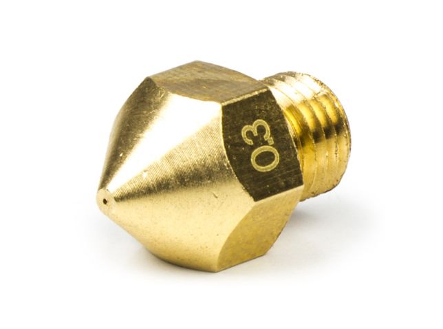 Buse 0,30 mm | M6x.75 | filament de 1,75 mm | laiton (marque propre 123-3D)