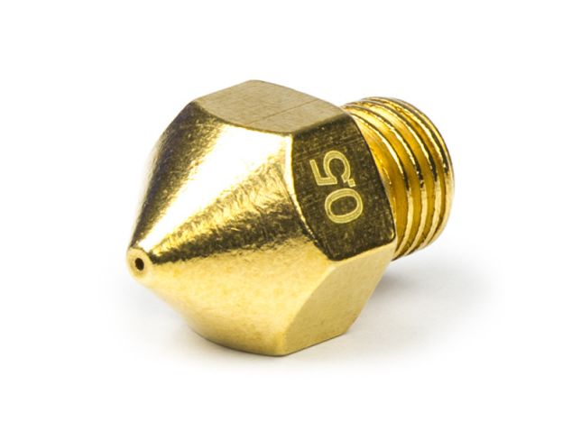 Buse 0,50 mm | M6x.75 | filament de 1,75 mm | laiton (marque propre 123-3D)
