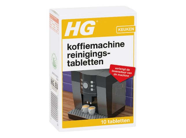 HG reinigingstabletten voor koffiemachines (10 stuks)