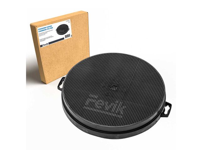 Filtre à charbon pour hotte Indesit (1 pièce, Ø 21 cm, marque de distributeur)