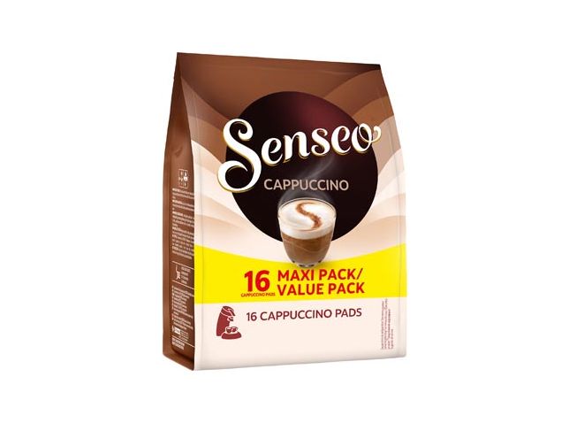 Senseo cappuccino, zakje van 16 koffiepads