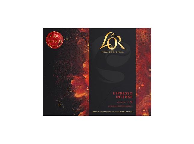 Douwe Egberts L'or professional discs Intensity 9, Espresso Intense, pak van 50 discs